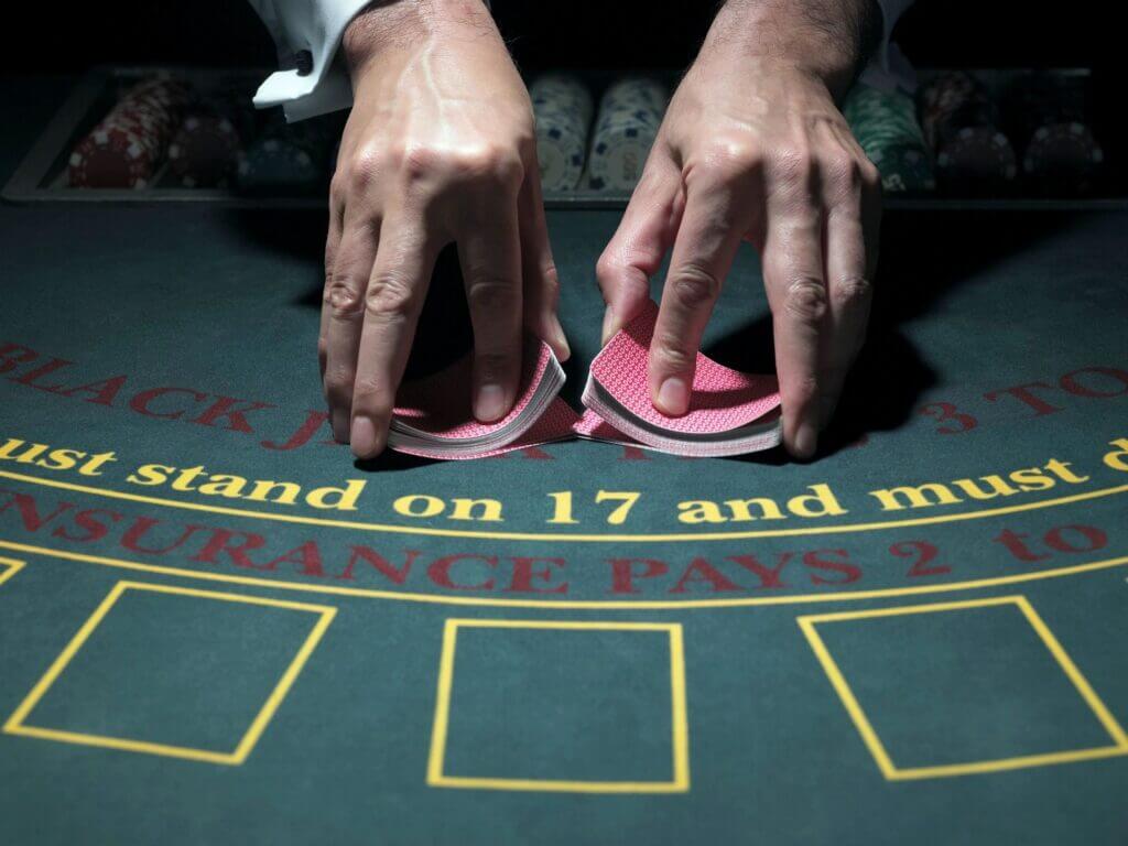 Blackjack Table Shuffling